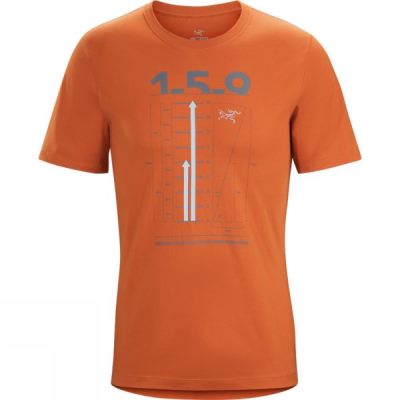 Playeras Arc'teryx 1-5-9 S/S Hombre Naranjas - Chile JRW514987